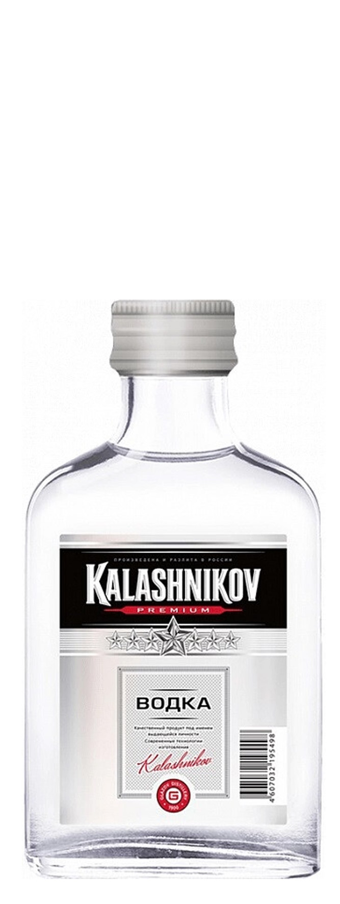 Водка "КАЛАШНИКОВ ПРЕМИУМ" 0.1