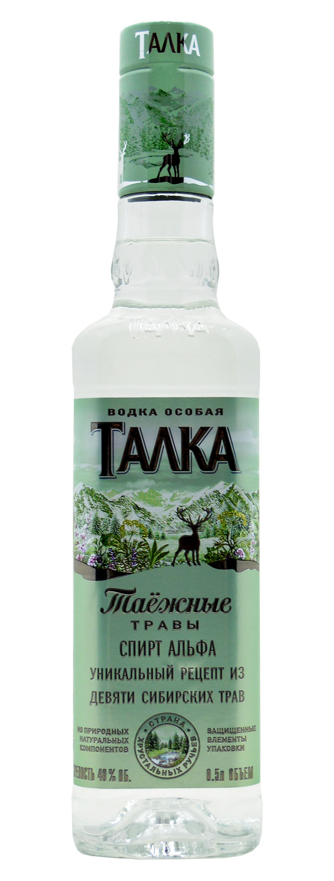 Водка особая «Талка Таёжные Травы» 0.5