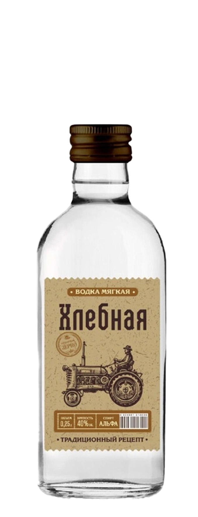 Водка «Хлебная» 0.25