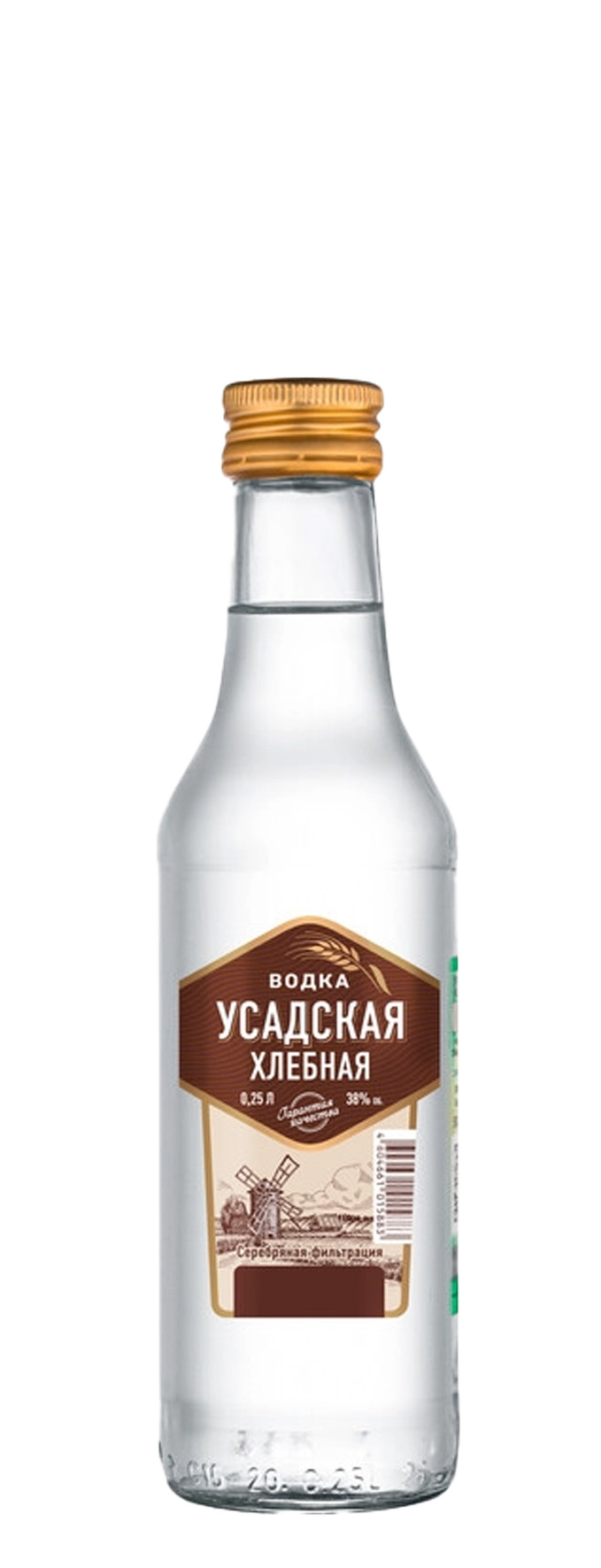Водка "Усадская хлебная" 0.25
