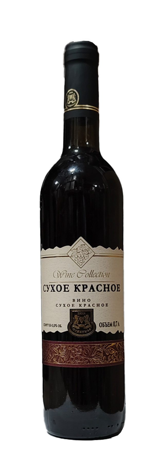 Вино красное сухое «Сухое красное» 0.7