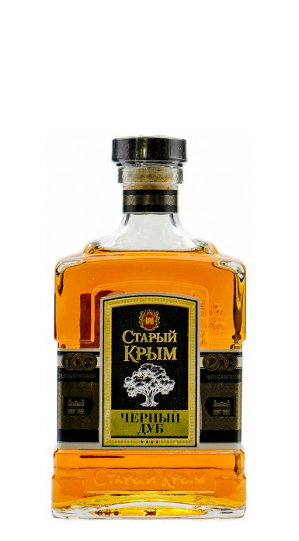 Коньяк «Старый Крым Черный Дуб» 4 года 0.25