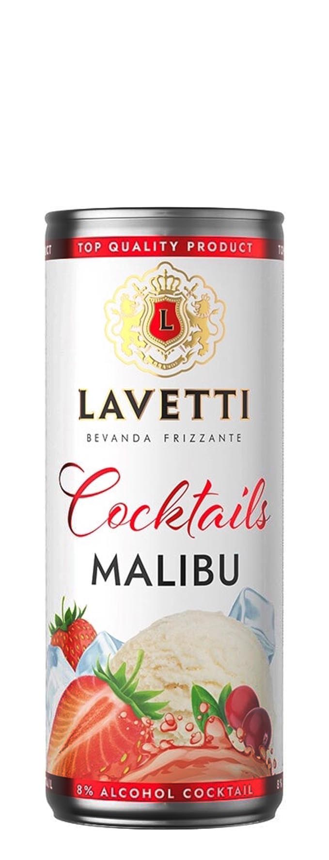 Сидр фруктовый сладкий «Лаветти Малибу Шпритц» 0.25