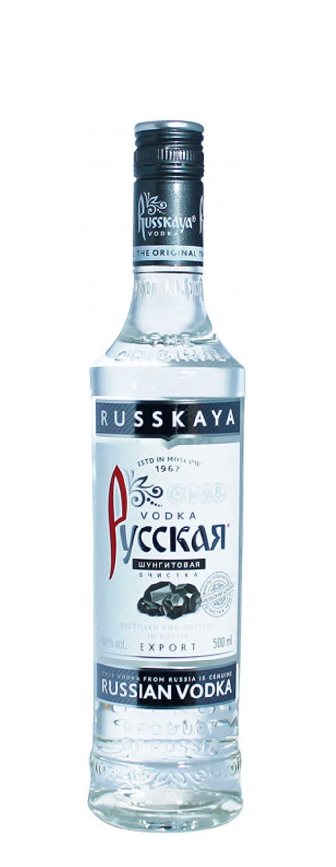 Водка «Русская Шунгитовая» 0.5