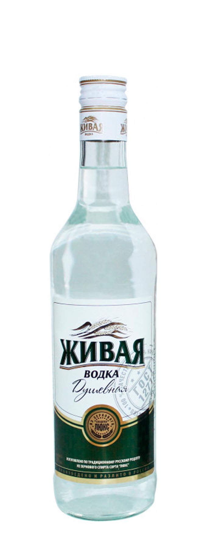 Водка "Живая Душевная" 0.5
