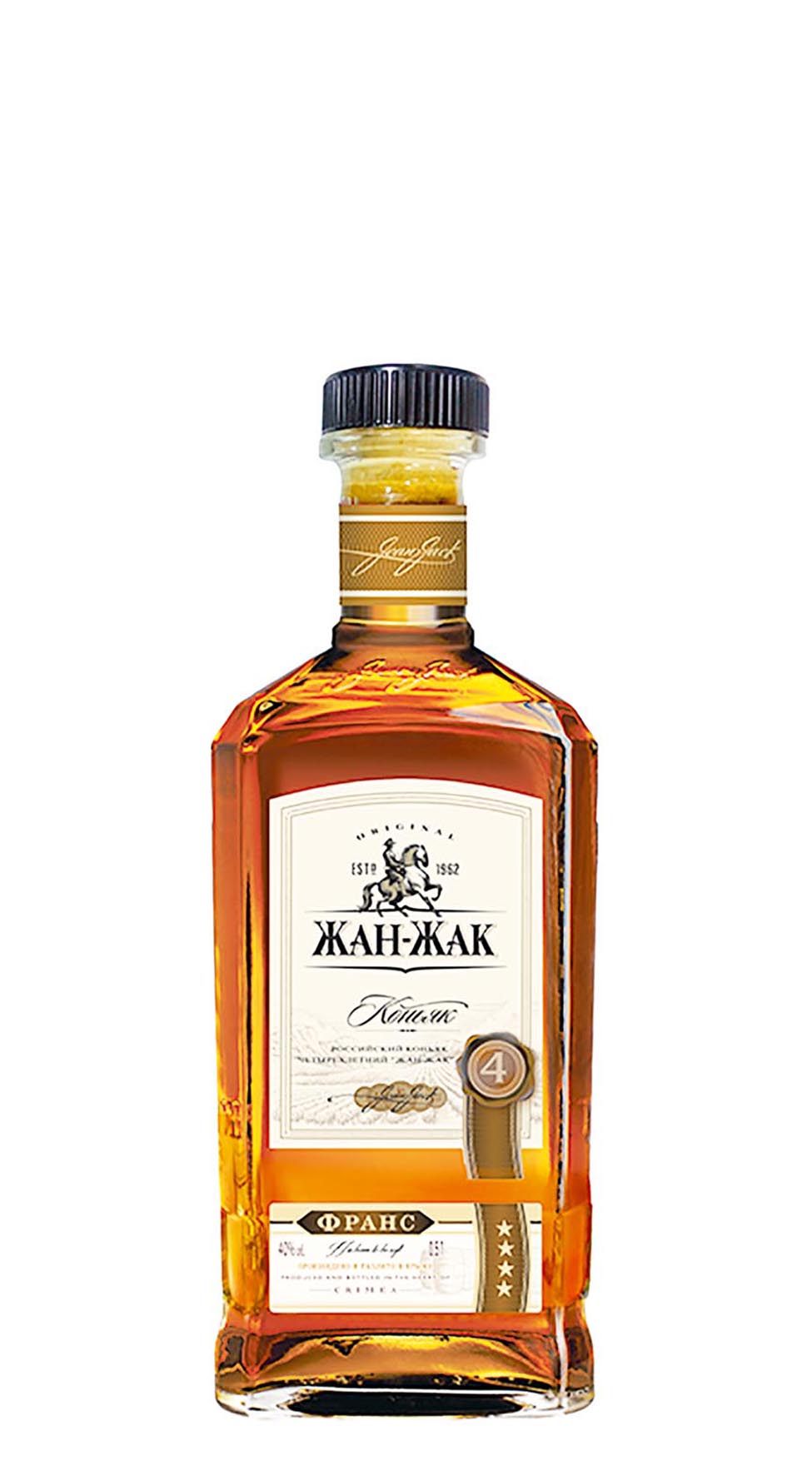 Коньяк «Жан-Жак Франс» 4 года 0.25