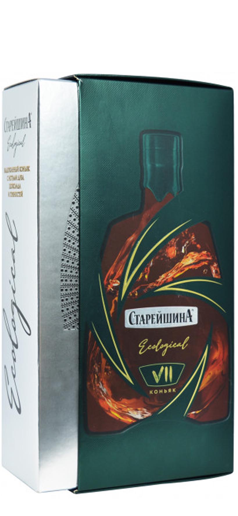 Коньяк «Старейшина» 7 лет п/упаковка 0.5