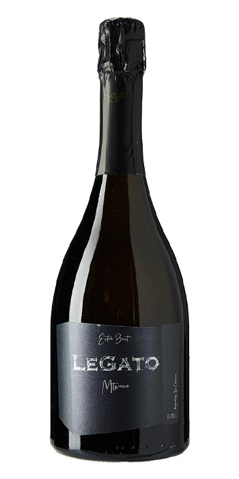 Вино игристое белое эстра брют «Легато Мцване» 0.75