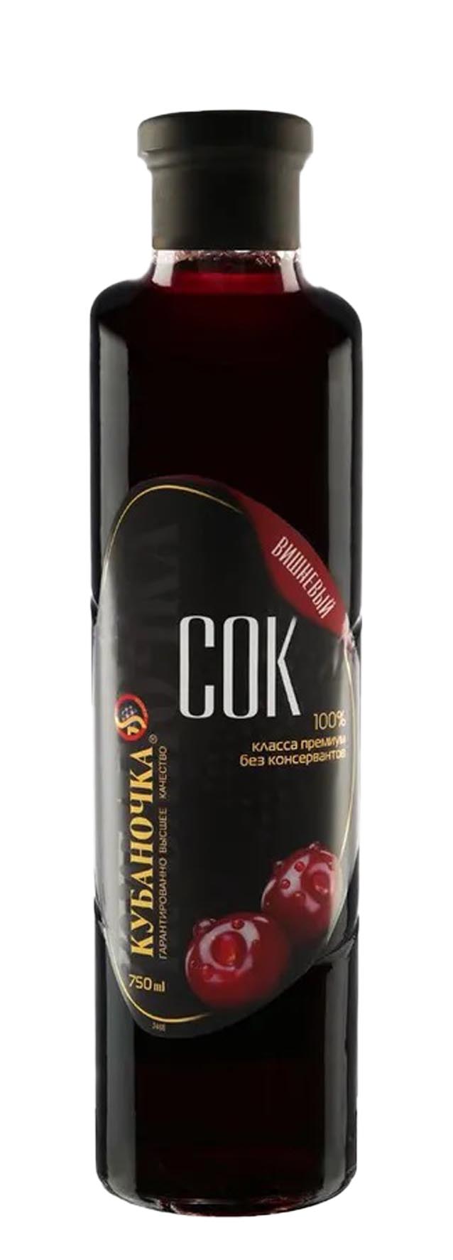 Сок «Кубаночка» вишневый 0.75