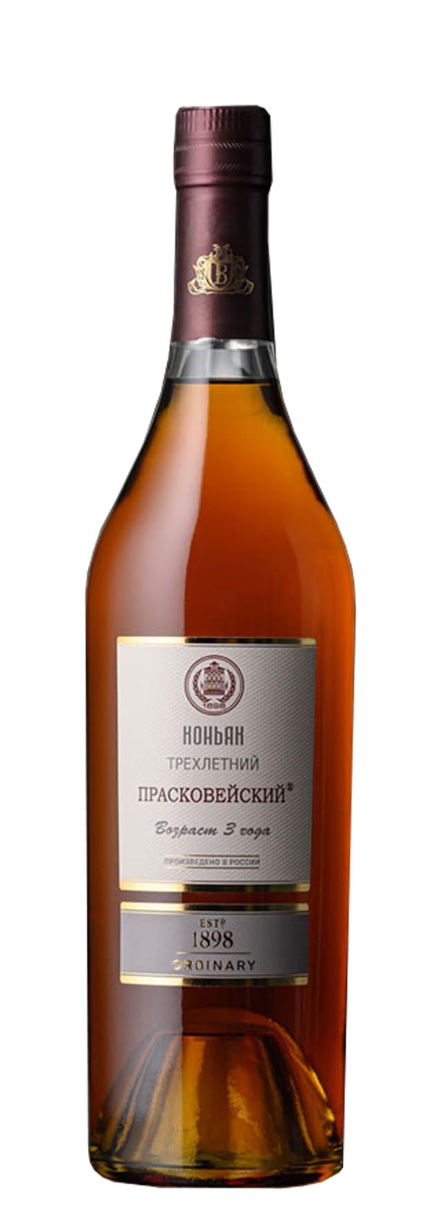 Коньяк Прасковейский 3 года 0.7