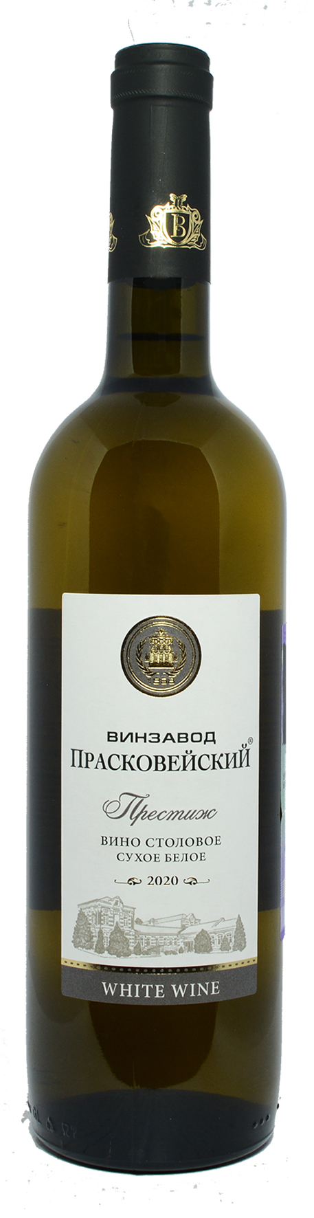 Вино белое сухое «Прасковейское Престиж» 0.75
