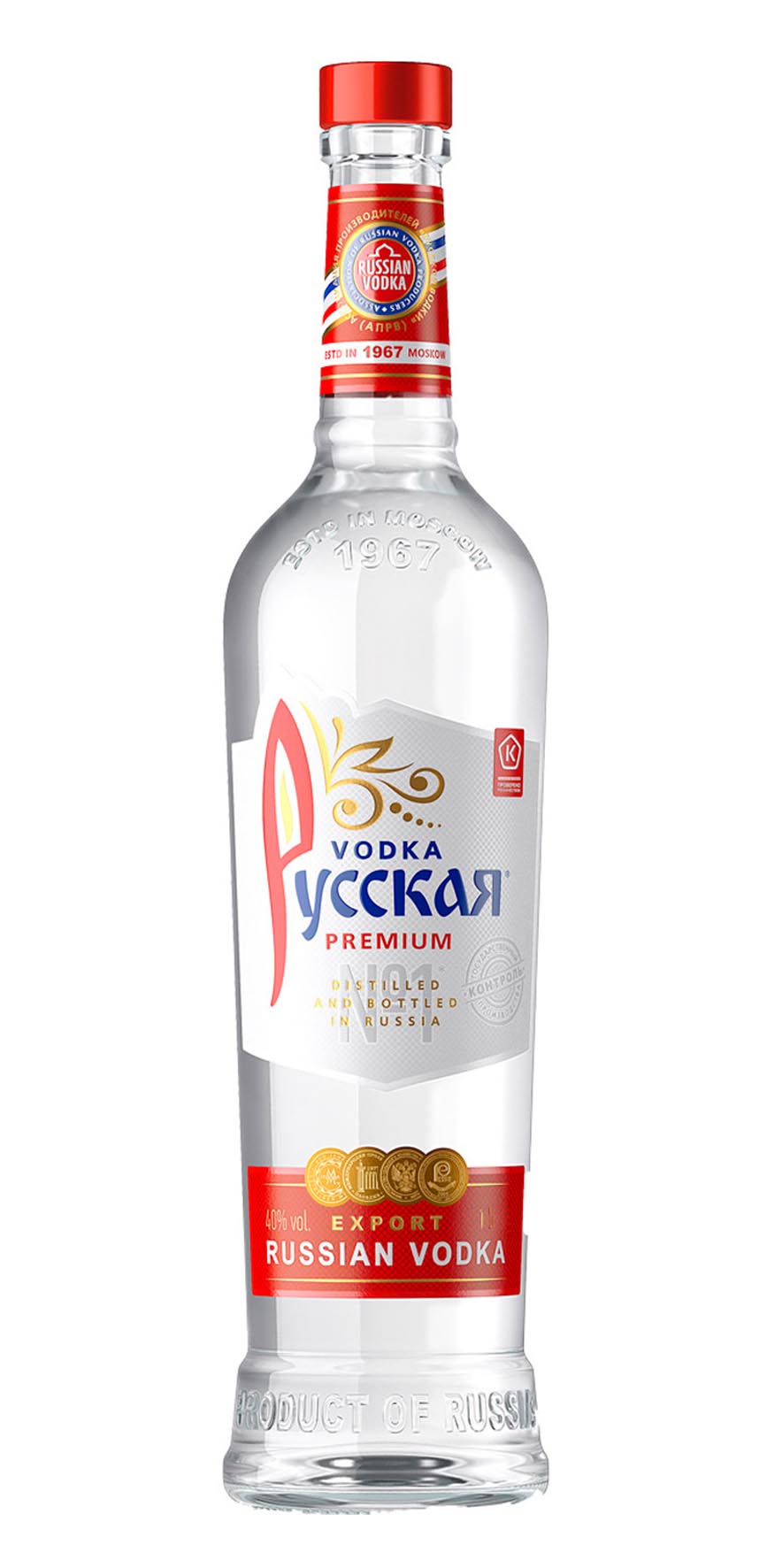 Водка «Русская» 1.0