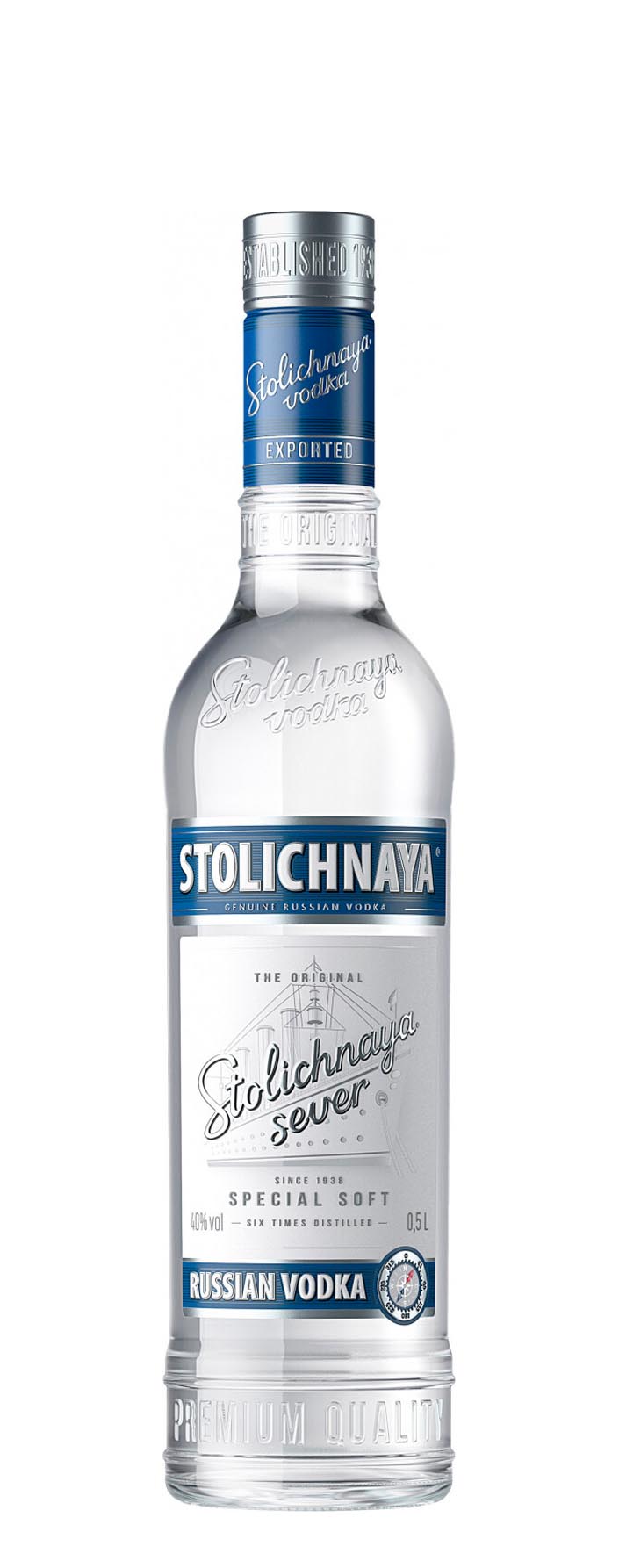 Водка «Столичная Север  Специальная Мягкая» 0.5