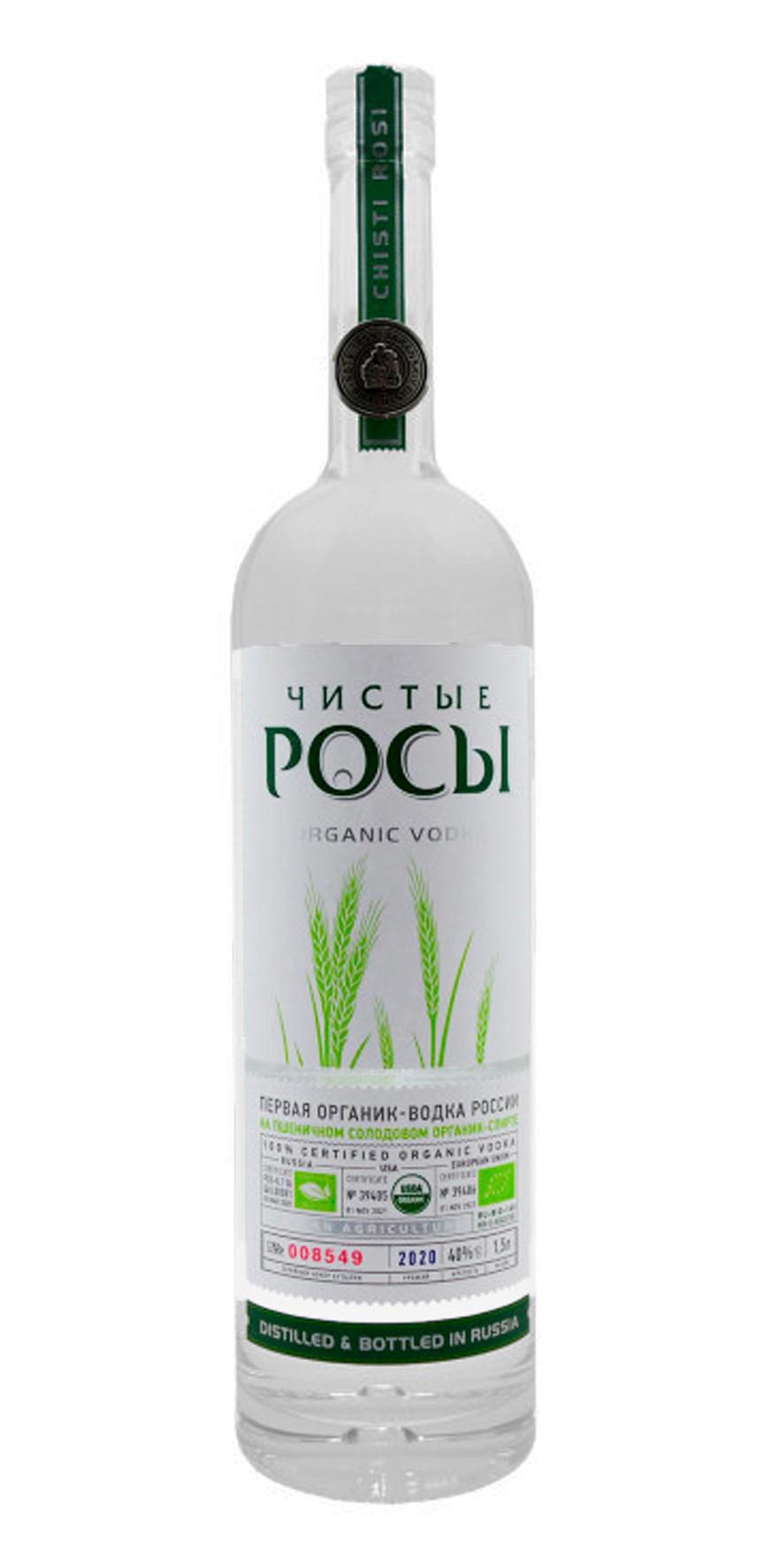 Водка «Чистые Росы» 1.5
