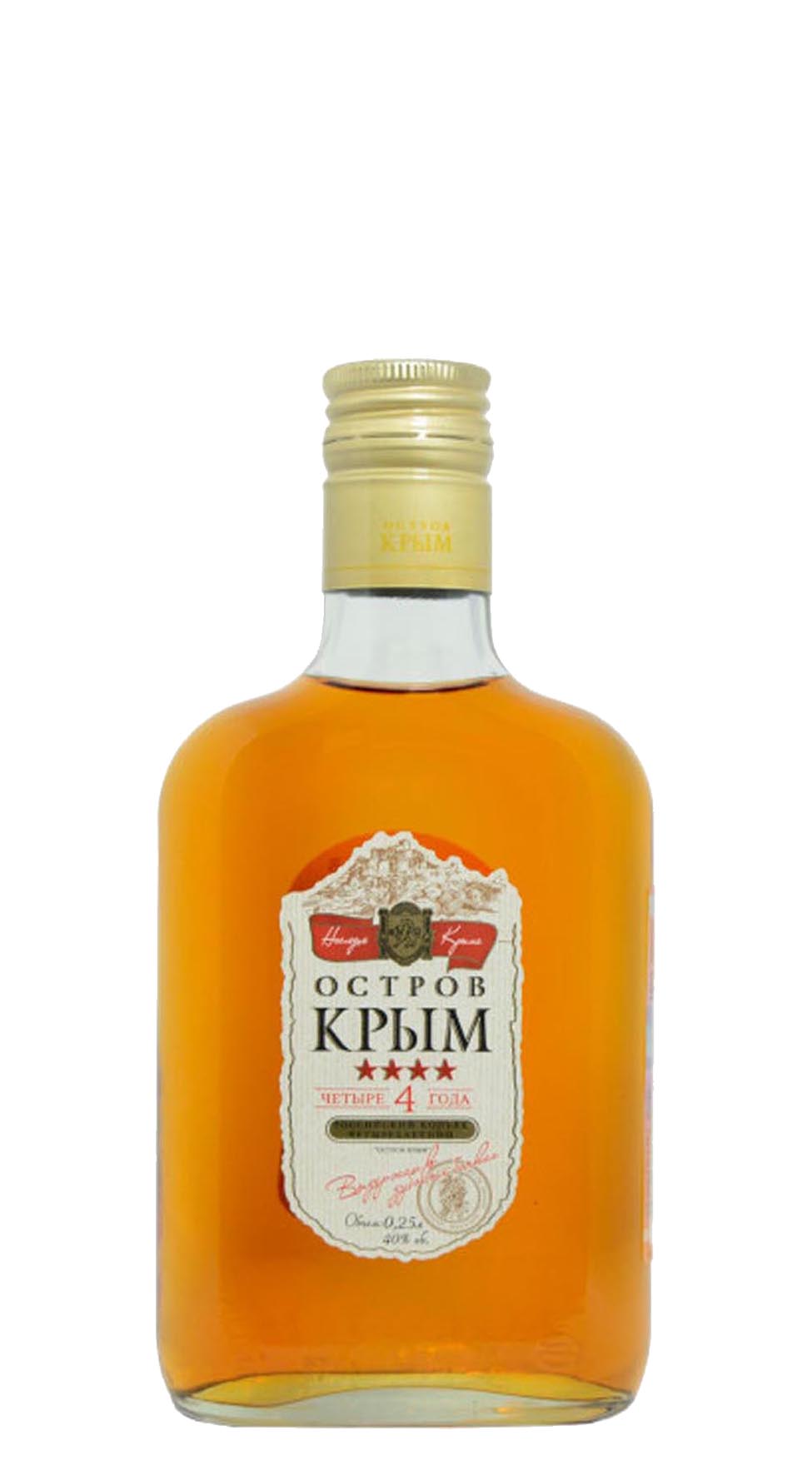 Коньяк "Остров Крым" 4 года 0.25