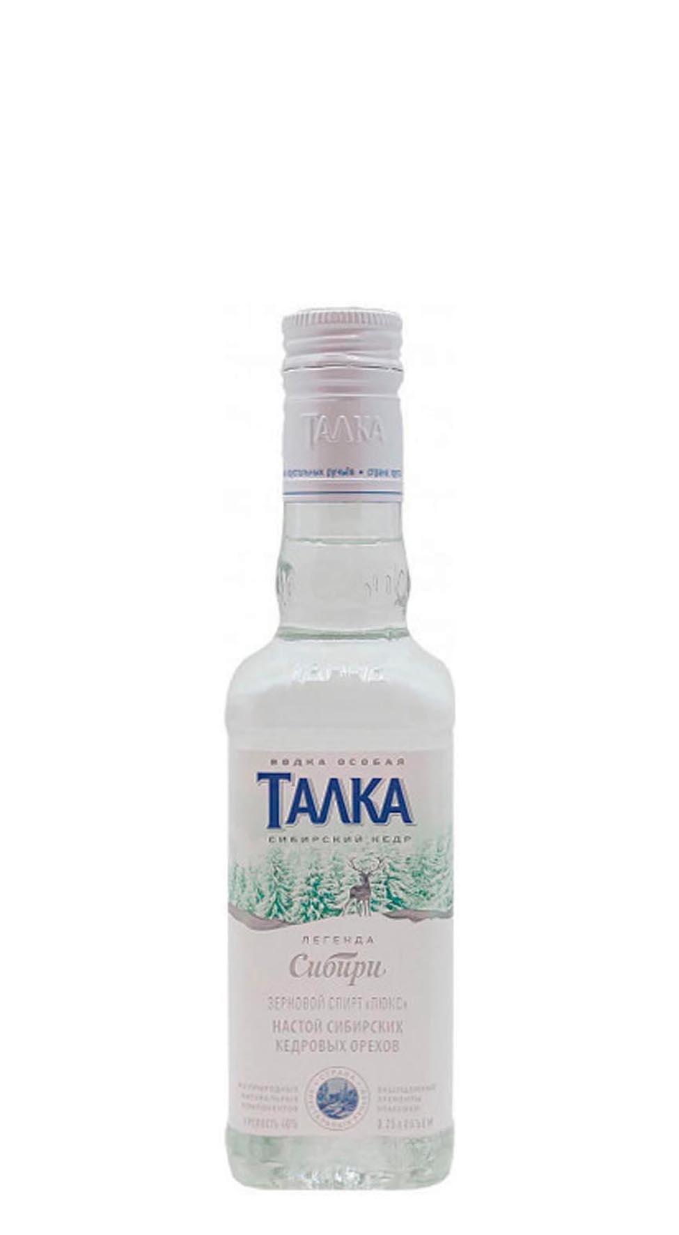 Водка «Талка Сибирский Кедр» 0.25