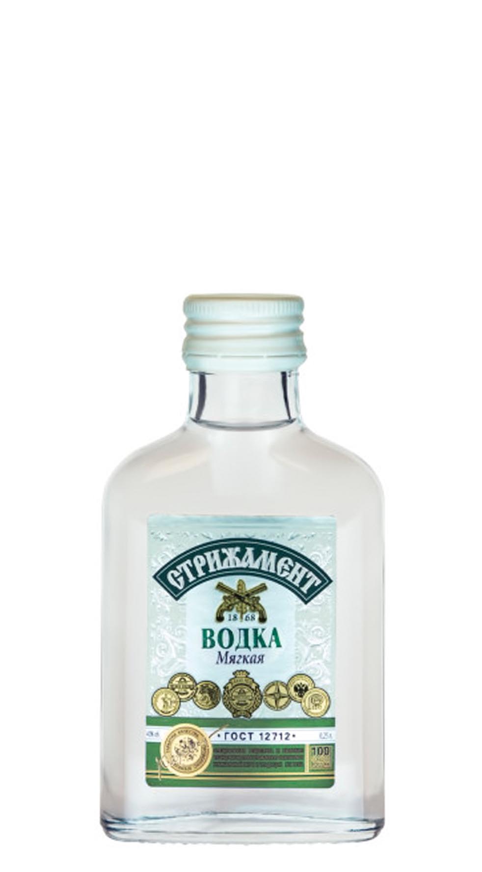 Водка «Стрижамент Мягкая» 0.1