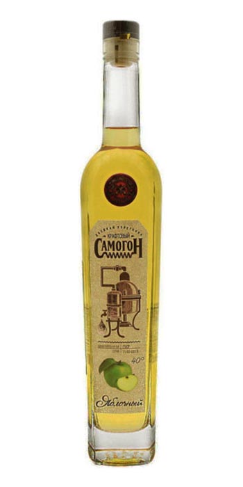 Настойка «Самогон крафтовый яблочный» 0.5