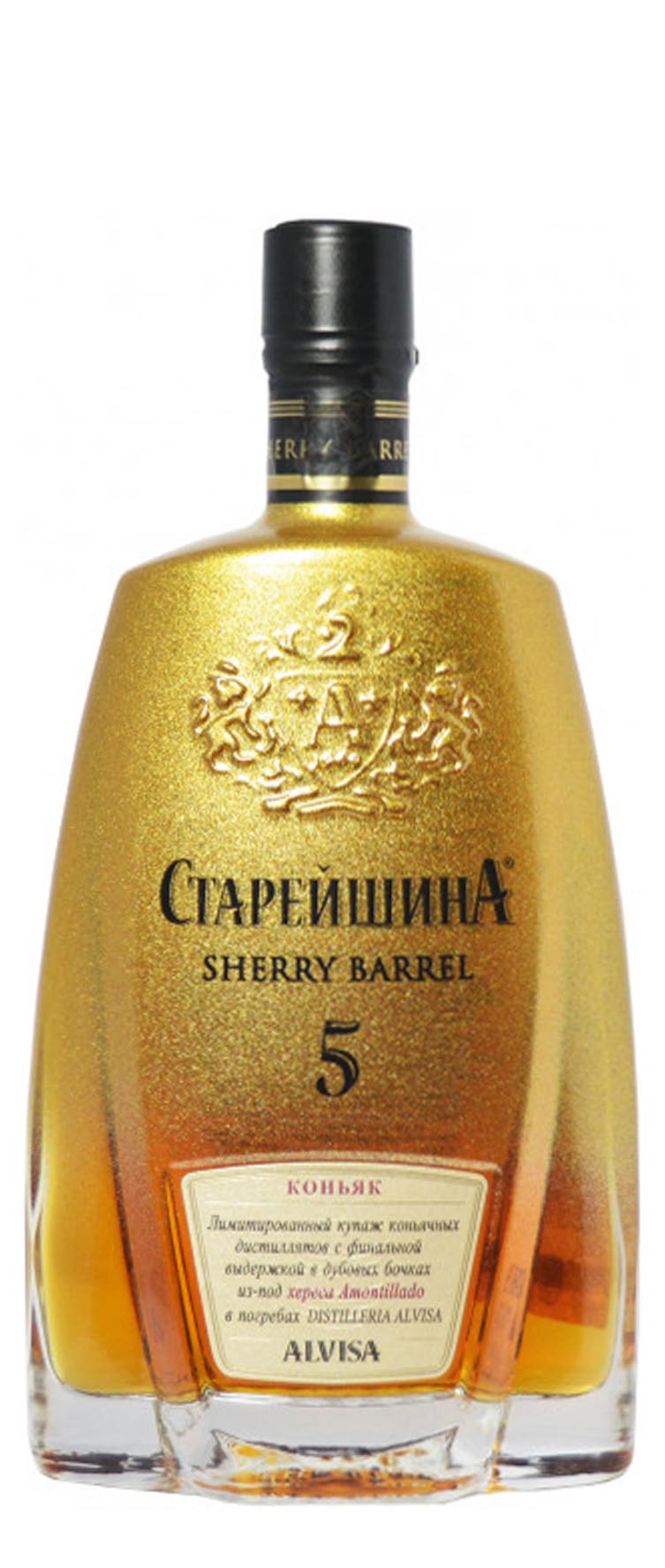 Коньяк «Старейшина Шерри Баррел» 5 лет 0.5