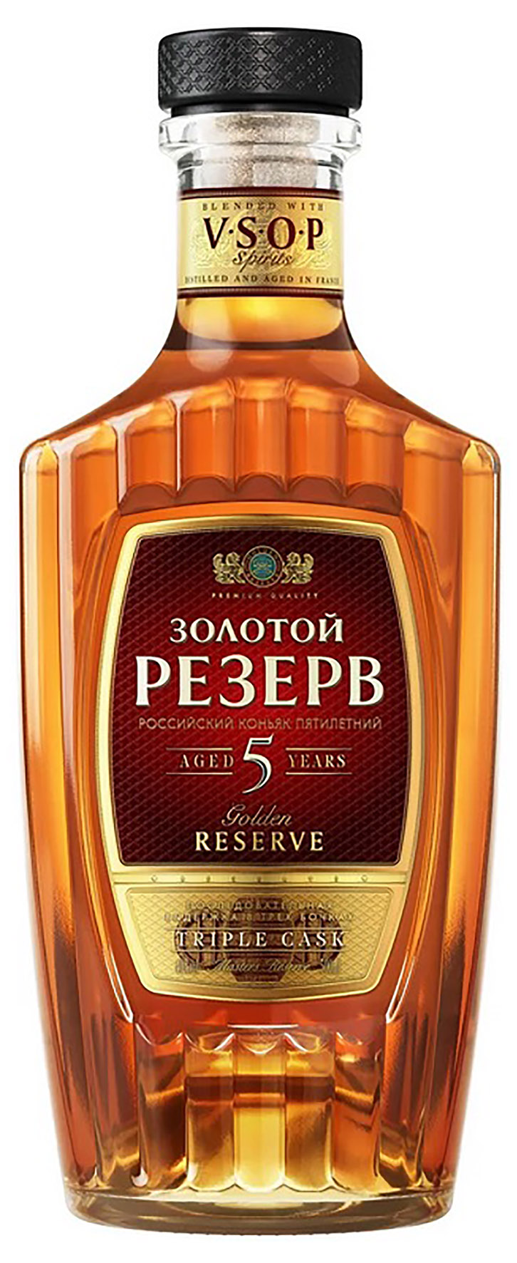 Коньяк «Золотой Резерв» 5 лет 0.5