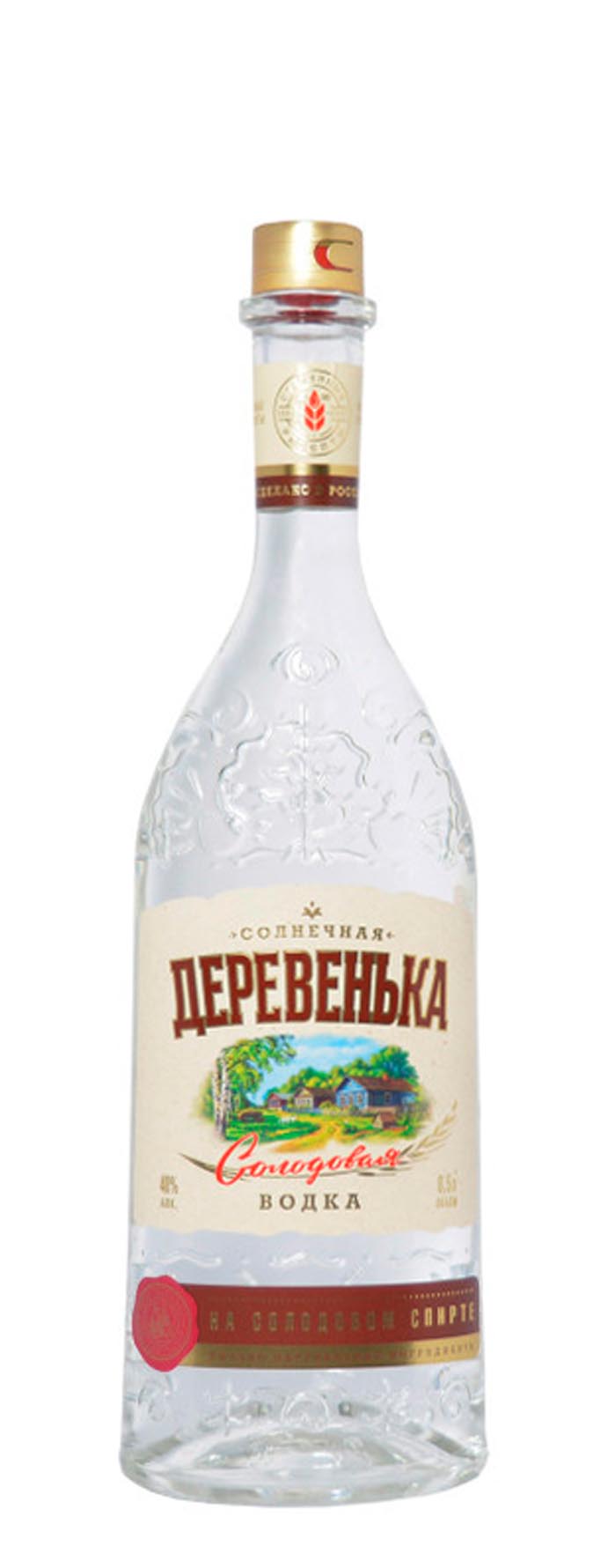 Водка «Солнечная деревенька» 0.5