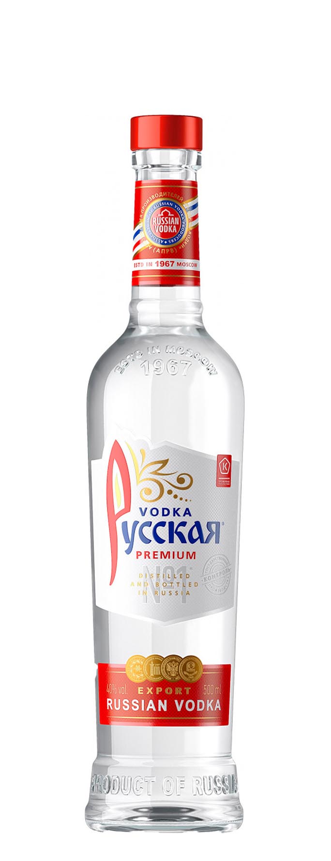 Водка «Русская» 0.5