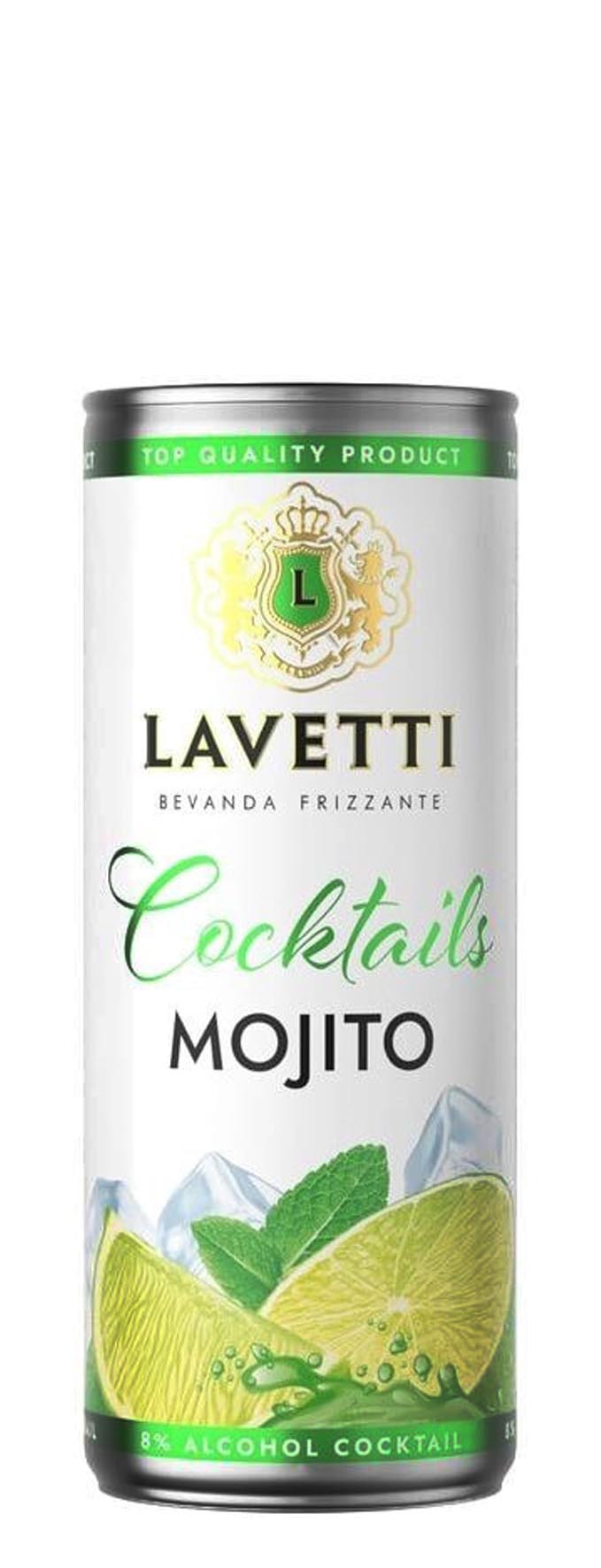 Сидр фруктовый сладкий «Лаветти Мохито» 0.25