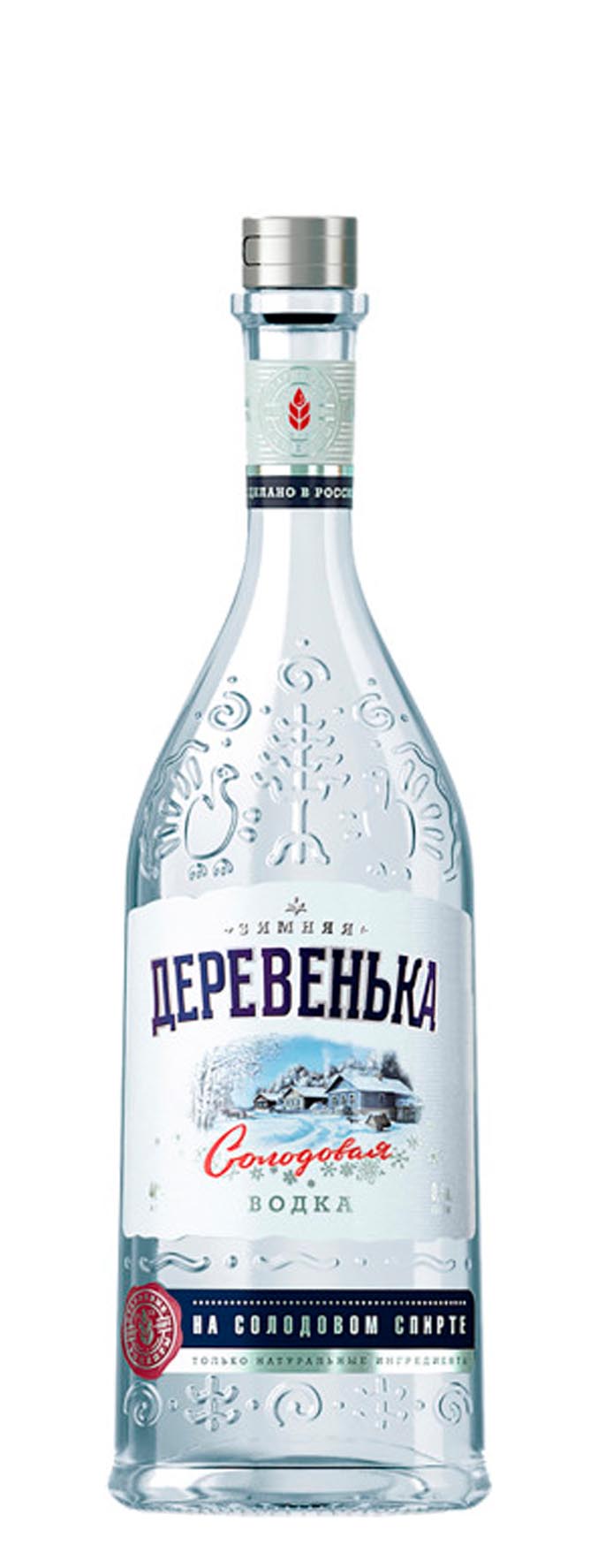 Водка "Зимняя деревенька" 0.5