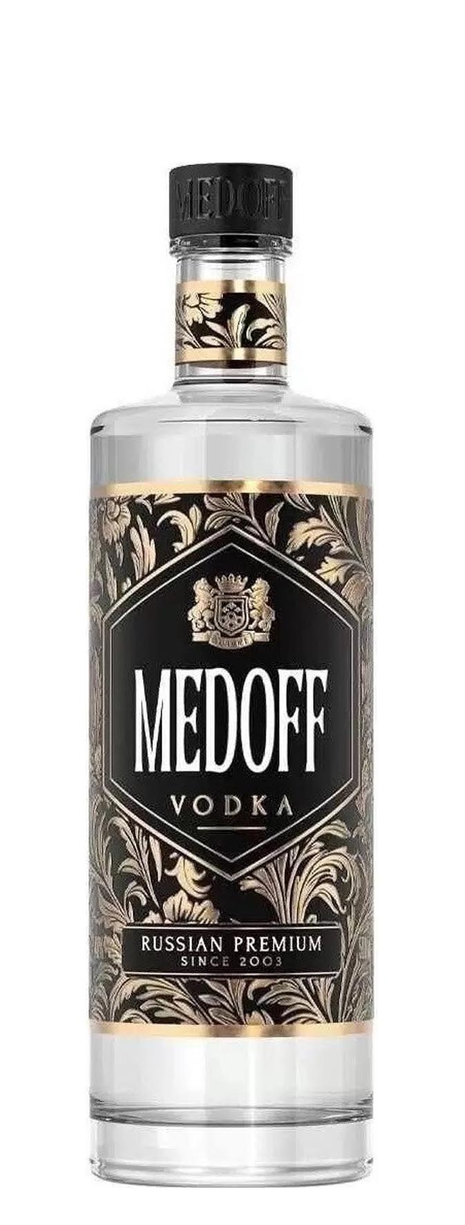 Водка особая "МЕДОФФ" 40% 0.5л