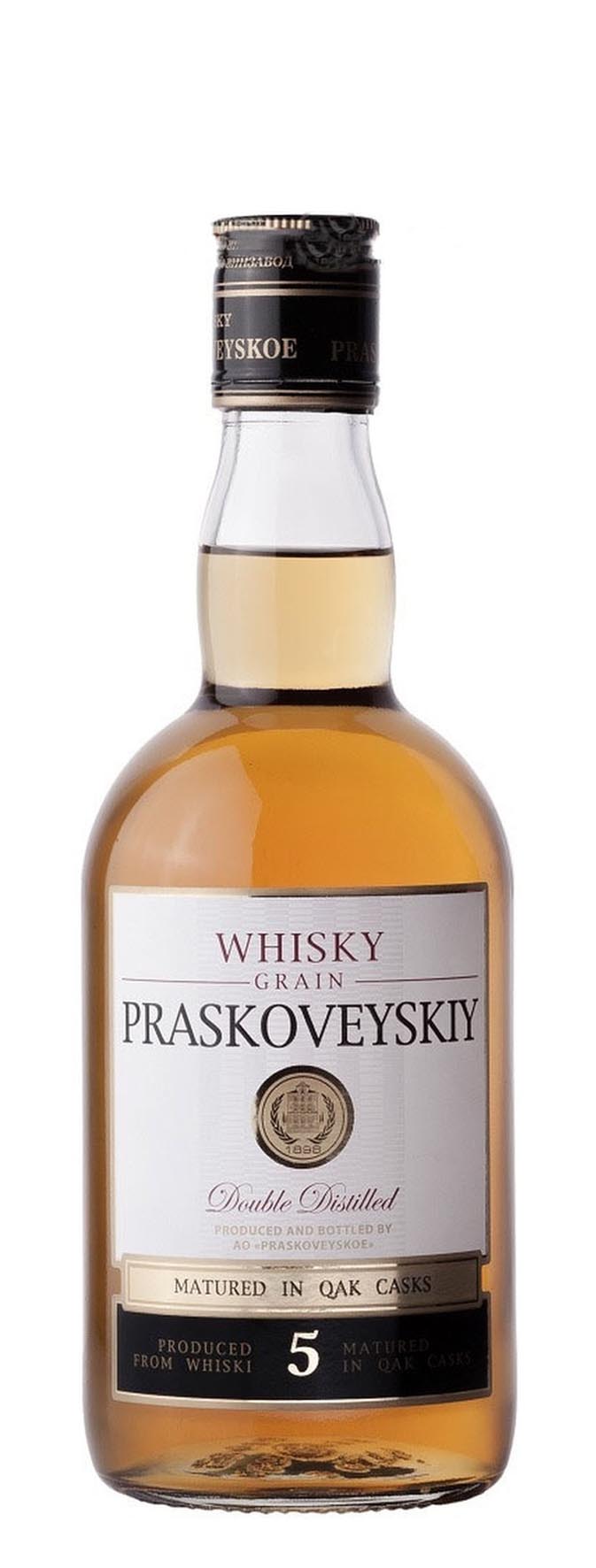 Виски «Прасковейский» 5 лет 0.5