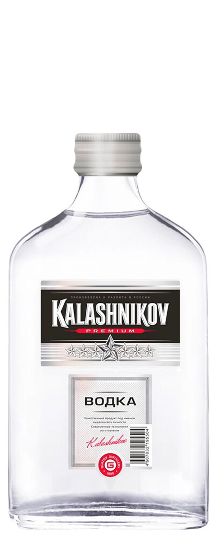 Водка "КАЛАШНИКОВ ПРЕМИУМ" 0.25