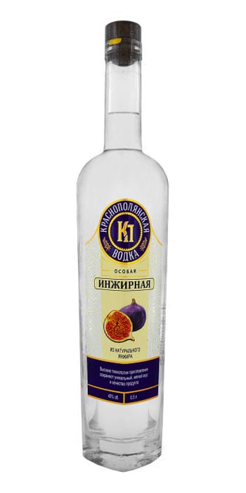 Водка особая «Краснополянская Инжирная» 0.5