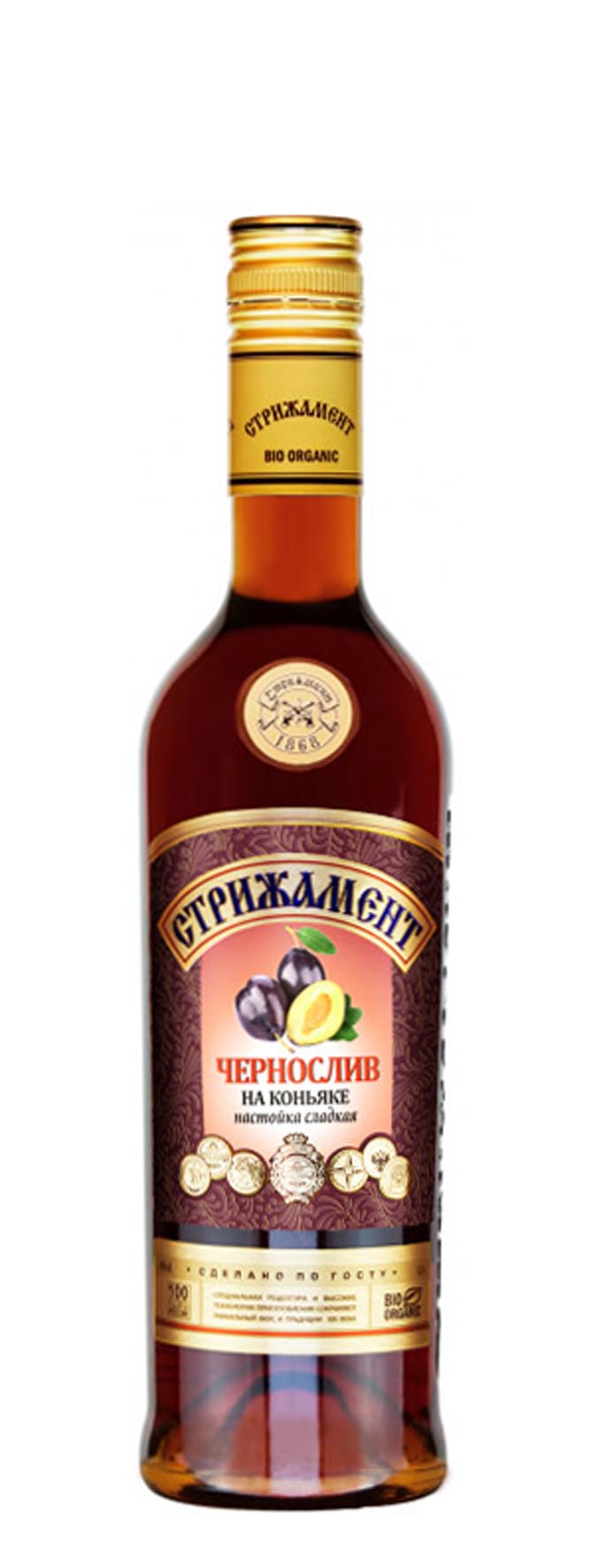 Коньяк Стрижамент Чернослив на коньяке 0.5